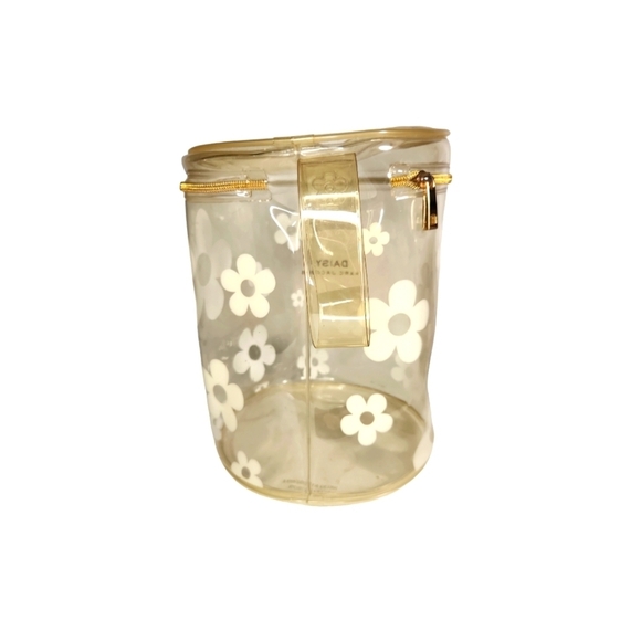 Marc Jacobs Vintage Daisy Clear Bucket Bag Makeup Case - Picture 3 of 7